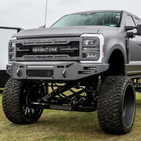 Clevis Mounts.
Rigid 6" SR Mounts, Staggered.
20" Single Row Light in vent area.
Front Parking Sensors.