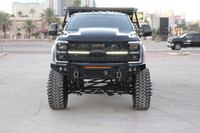 *NEW DESIGN*
Light Buckets for Fog Lights
Two 3" Cube Lights (Only option) Rigid Industries Duallys
Clevis Mounts.
20" Single Row Light in vent area Rigid Industries
Adaptive Cruise Control
Front Parking Sensors