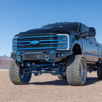 *NEW DESIGN*
Light Buckets for Fog Lights
Two 3" Cube Lights (Only option) Rigid Industries Duallys
Clevis Mounts.
20" Single Row Light in vent area Rigid Industries
Adaptive Cruise Control
Front Parking Sensors