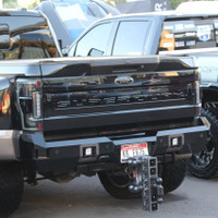 *New Design*
Light Buckets
Rigid Industries Dually Cubes as Back Up Lights
Corner Steps
Back Up Sensors 
