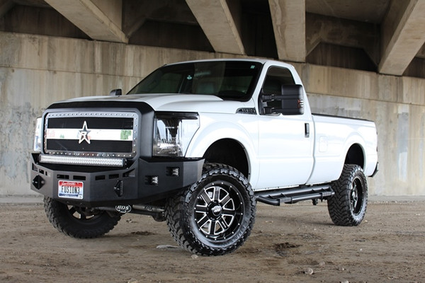 Rigid Industries 40" RDS LED light, Dually fog lights. RBP RX-3 Grille. Powertech Diesel headlights, 20" SOTA Rehad wheels, 35" tires, RBP Steps.  