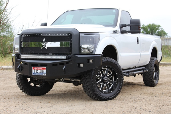 Rigid Industries 40" RDS LED light, Dually fog lights. RBP RX-3 Grille. Powertech Diesel headlights, 20" SOTA Rehad wheels, 35" tires, RBP Steps.