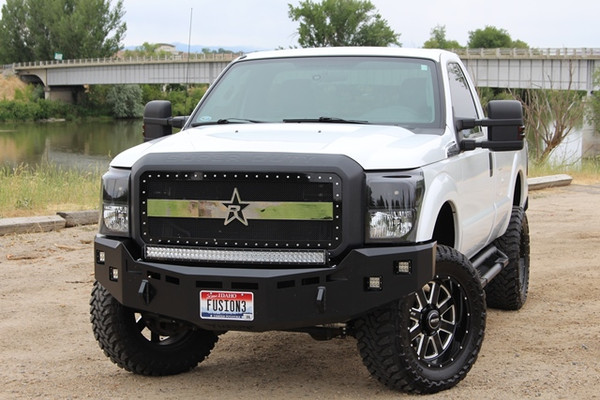 Rigid Industries 40" RDS LED light, Dually fog lights. RBP RX-3 Grille. Powertech Diesel headlights, 20" SOTA Rehad wheels, 35" tires, RBP Steps.