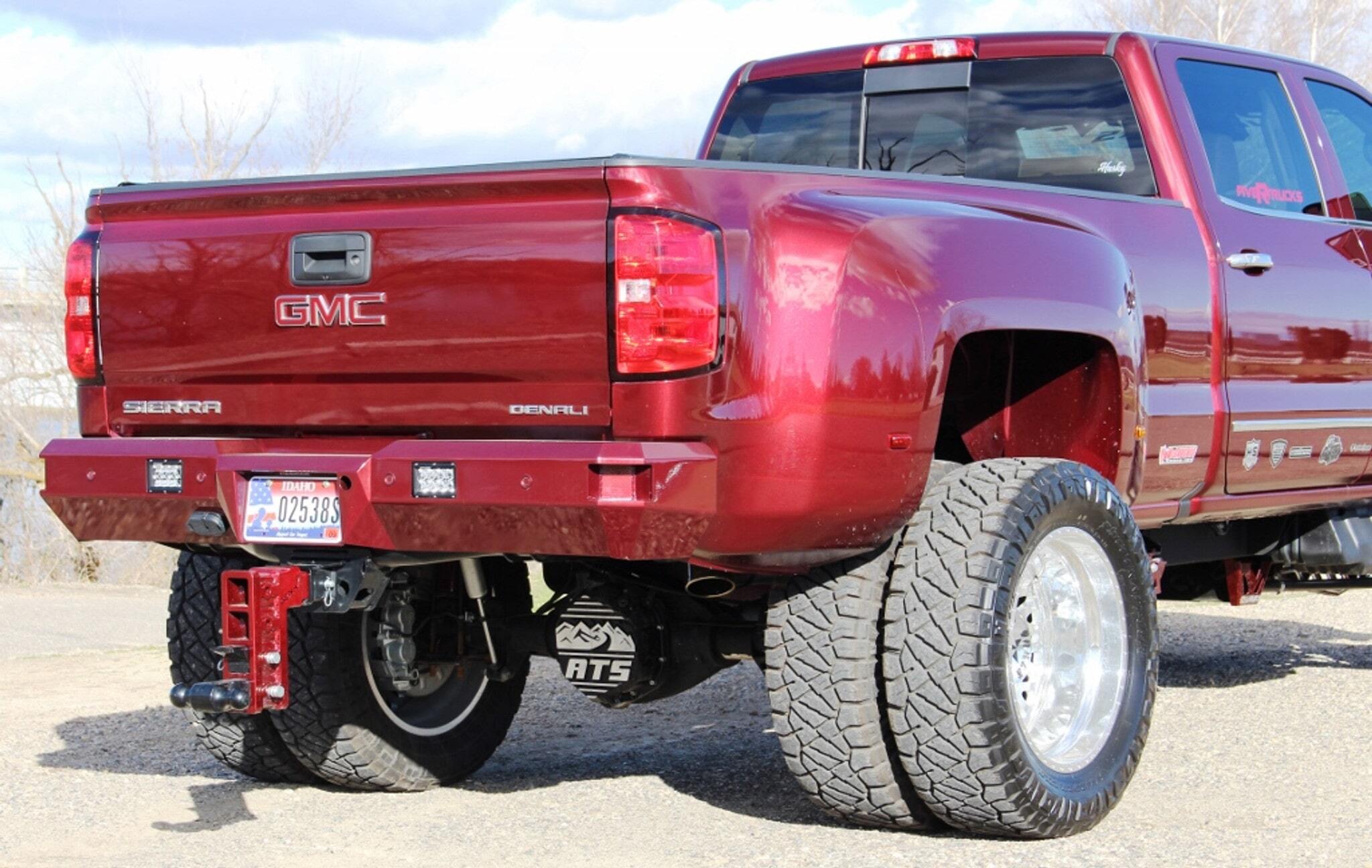 <p>Rigid Industries 4" E-Series. Gen Y Hitch. Nitto 37x12.50x22's on American Force Wheels</p>