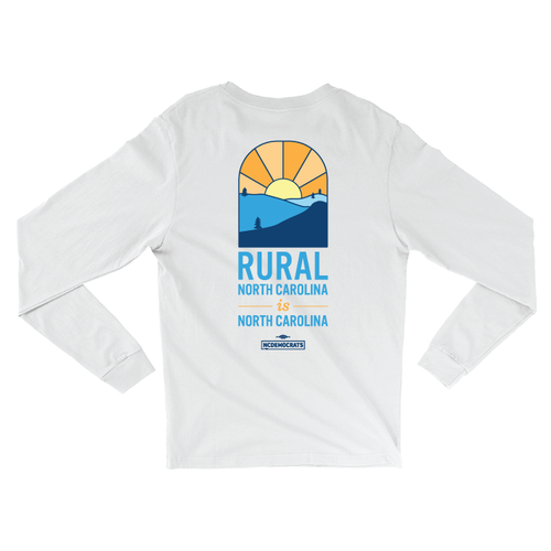 Rural North Carolina Is North Carolina (Unisex White Longsleeve Tee) Rural North Carolina Is North Carolina (Unisex White Longsleeve Tee)