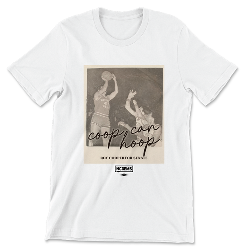 Coop Can Hoop (Unisex White Tee)