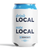 Drink Local Vote Local (White Foam Can Cooler)