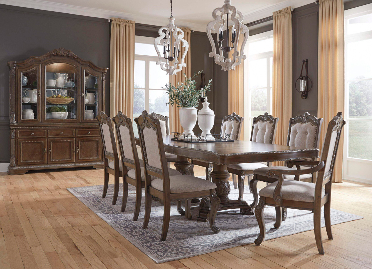 Brown dining room chairs clearance set of 6