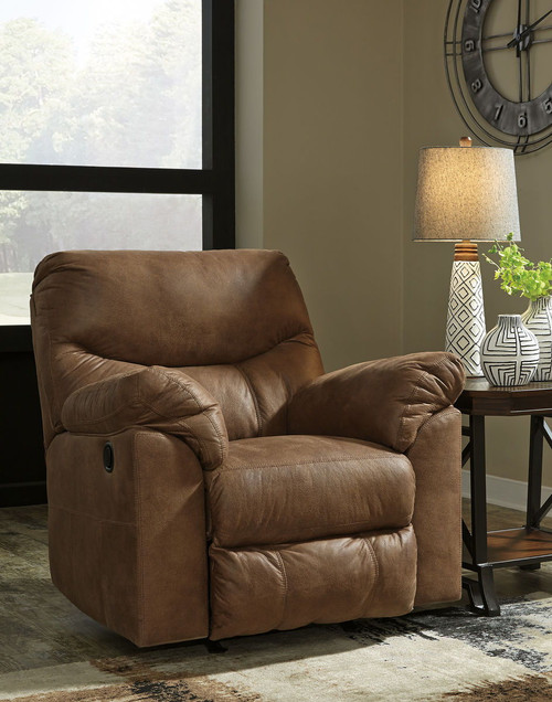 adrano bark rocker recliner with heat and massage