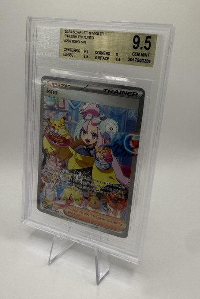 2023 Iono SIR, Paldea Evolved, BGS 9.5, Gem Mint