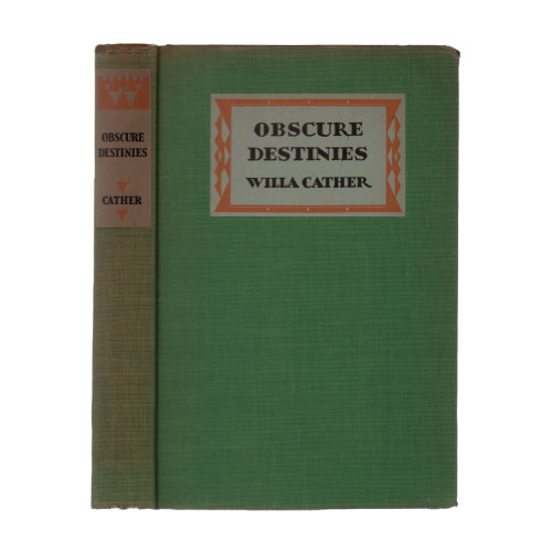 1932 "Obscure Destinies" by Willa Cather