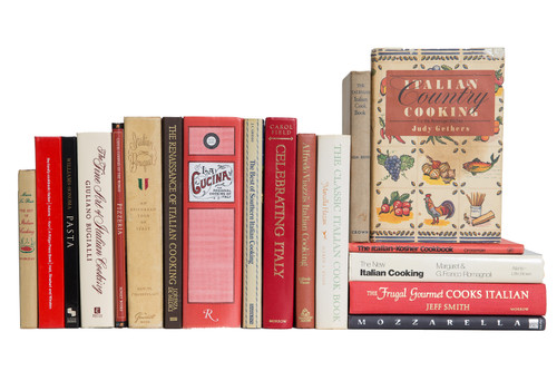 Italian Cuisine Cook Book Set, (S/18)