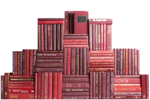 Modern Bordeaux Book Wall, S/100