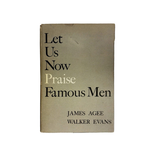 1960 "Let Us Now Praise Famous Men" by James Agee & Walker Evans 2