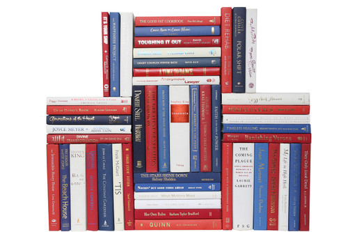 [4th of July Sale!] Modern Americana Book Wall, S/50