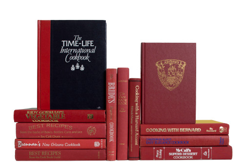 Cookbooks in Crimson Book Set, (S/12)