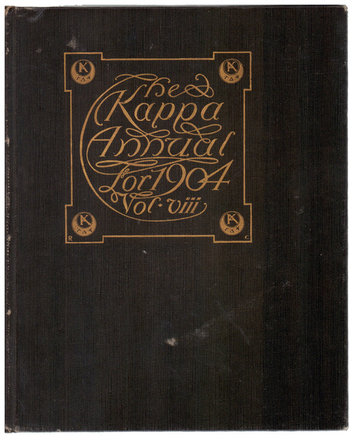 1904 "The 1904 Kappa Annual" by George H. Woods, et al 1904 "The 1904 Kappa Annual" by George H. Woods, et al