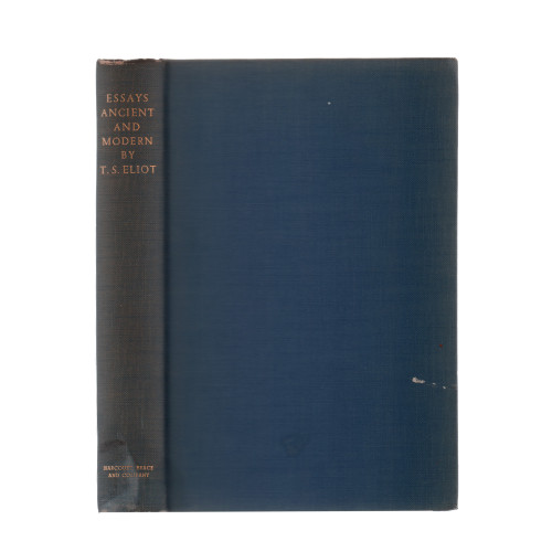 1936 "Essays Ancient and Modern" by T. S. Eliot