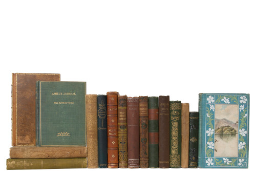 Antique Earthtone Miniatures Book Set