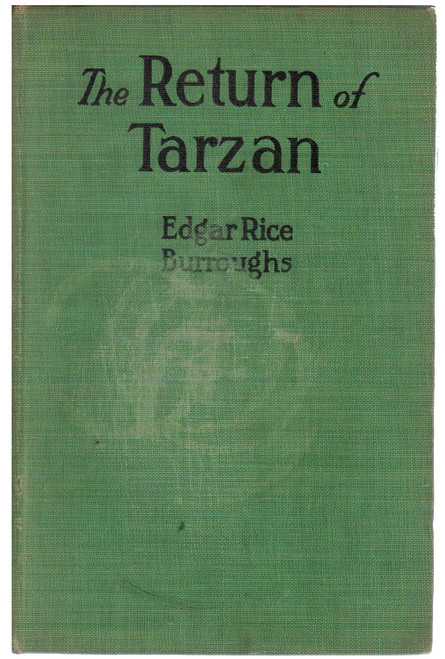 1915 "The Return of Tarzan" by Edgar Rice Burroughs