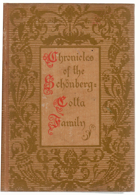 1925 "Chronicles of the Schonberg-Cotta Family"