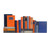 Orange & Blue Vintage Book Set, S/20