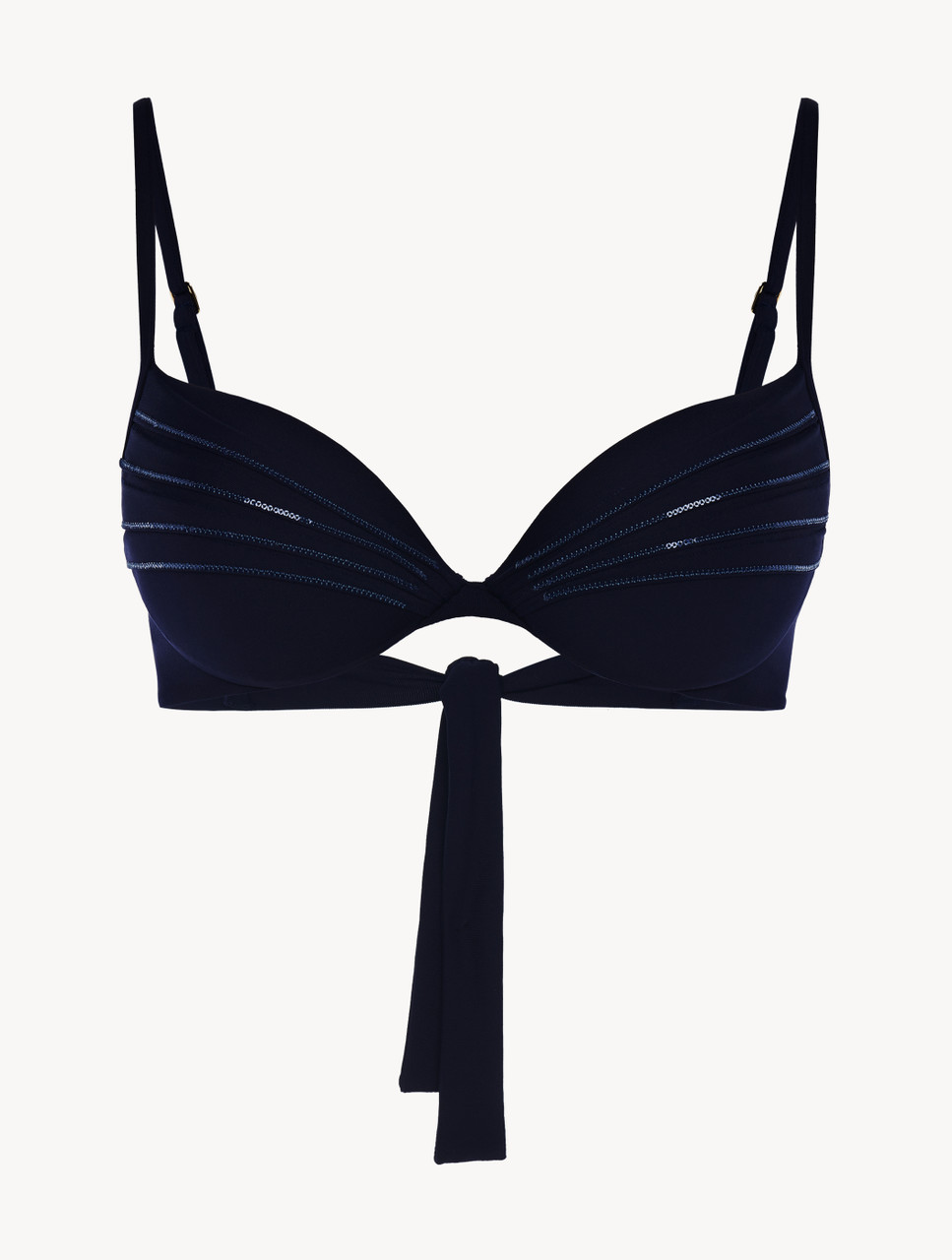 navy blue bikini top