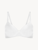 Sujetador con aros de Lycra® con encaje Chantilly color blanco_0