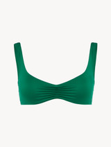 Sujetador de bikini de color verde_0