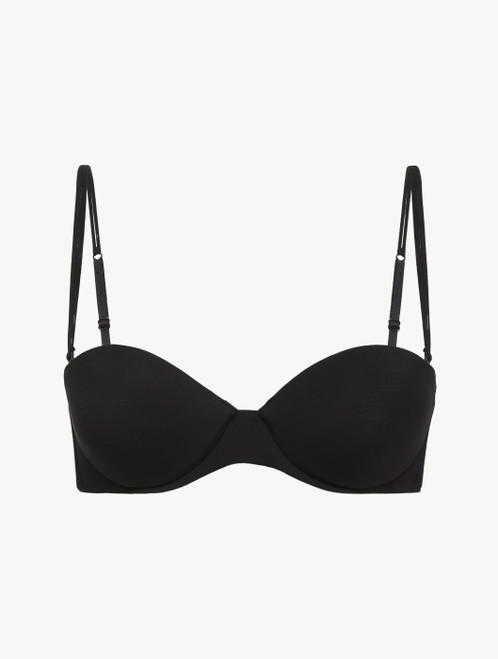 Sujetador bandeau color negro_4