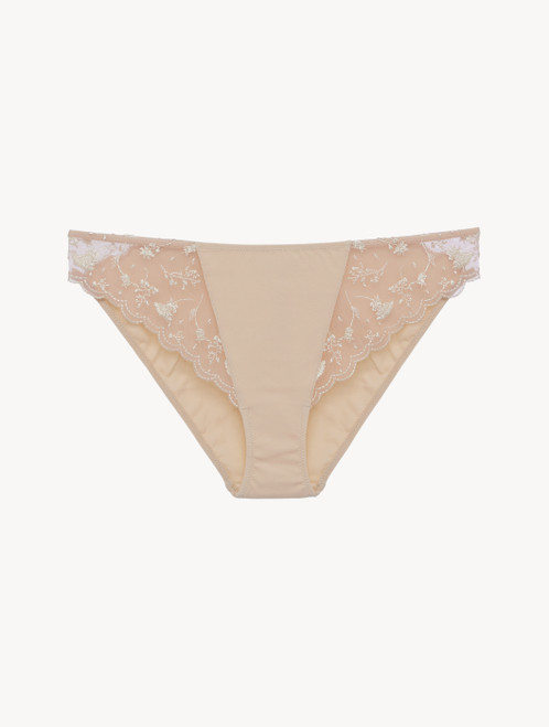 Underwired push-up multiway bra in nude