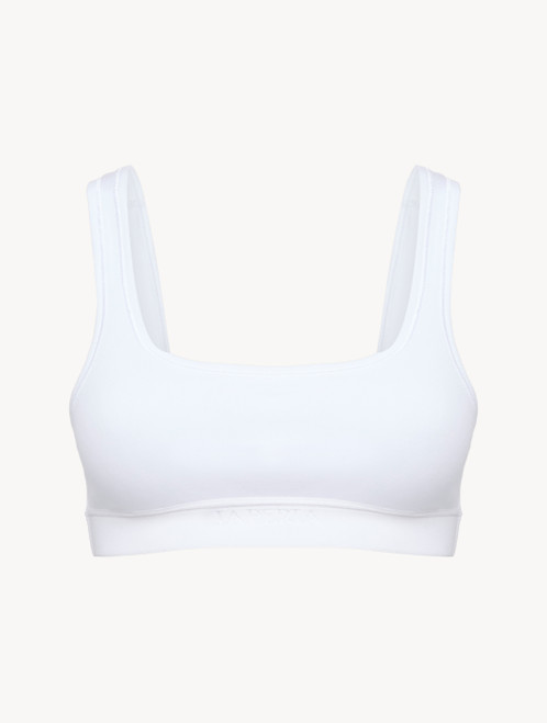 Suave sujetador Bralette color blanco, exclusivamente online_4