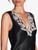 Top de raso de seda de color negro con frastaglio_3