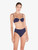 Braguita de bikini de cintura alta con monograma azul marino_1