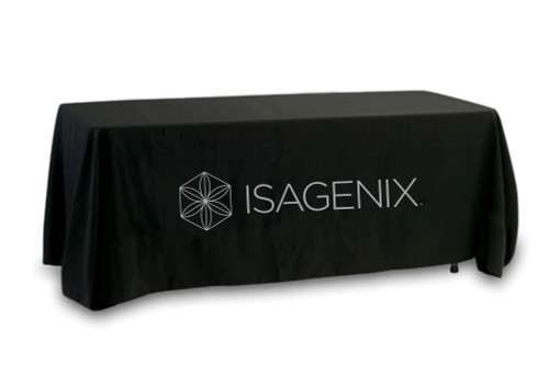 Isagenix Tablecloth - Silver Logo - Current Logo