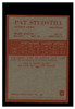 1965 Philadelphia Gum #67 Pat Studstill Lions Ex