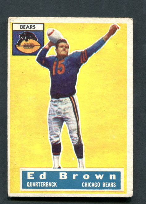1956 Topps #23 Ed Brown Bears GOOD