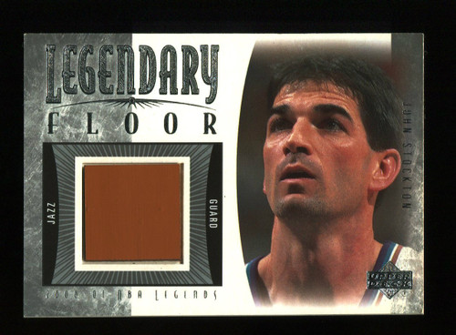 2001-02 Upper Deck Legendary Floor #JS-F John Stockton Game Used Floor Jazz