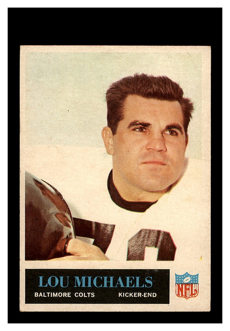 1965 Philadelphia Gum #7 Lou Michaels Colts EX