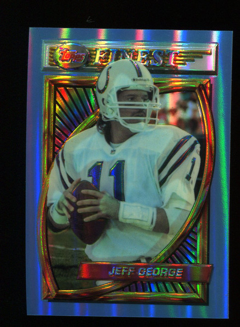 1994 Topps Finest Refractor #28 Jeff George Colts