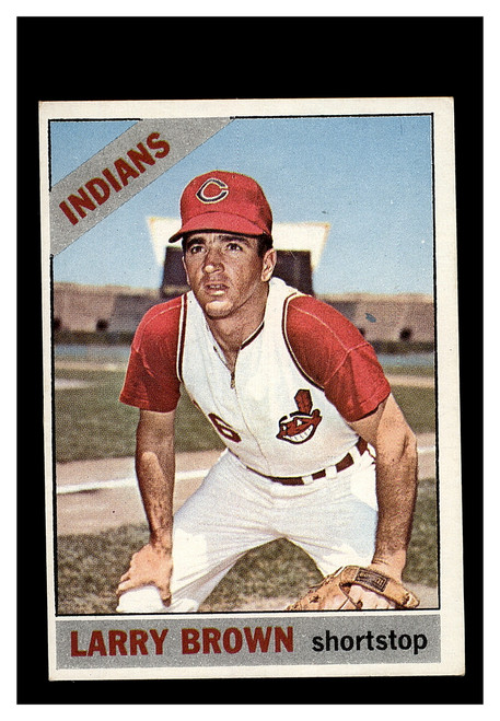 1966 Topps #16 Larry Brown Indians EX