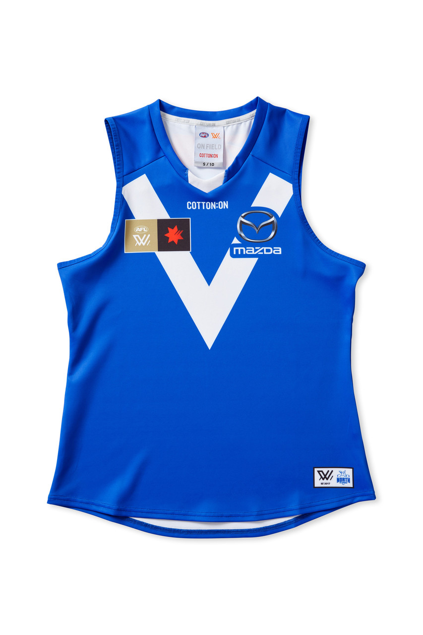 Kangaroos 2025 AFLW Centenary Guernsey Adult Womens The Roo Shop