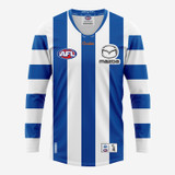 Kangaroos 2026 Long Sleeve Home Guernsey - Adult - Mens Kangaroos 2026 Long Sleeve Home Guernsey - Adult - Mens