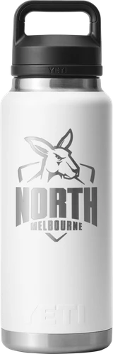 Kangaroos YETI 1L Chug Bottle - White