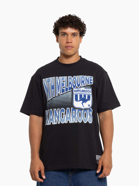 North Melbourne Kangaroos Oversized 90's Stack Tee - Unisex