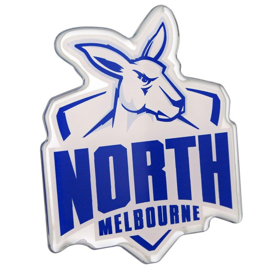 North Melbourne Kangaroos 3D Chrome Supporter Emblem