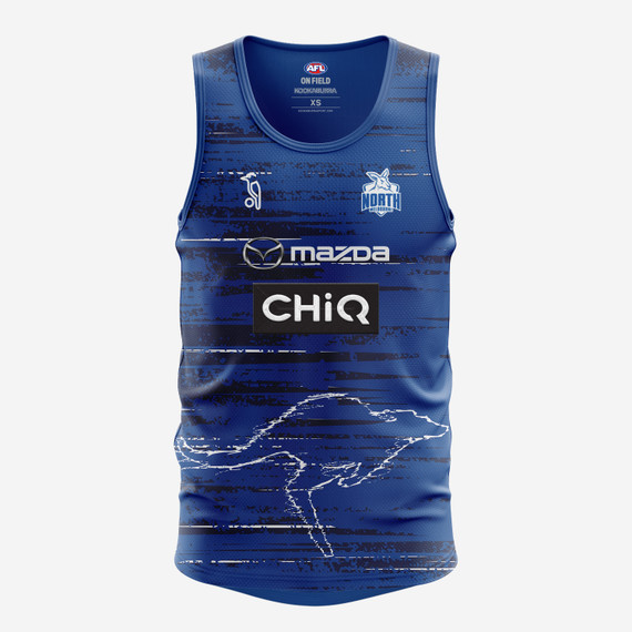 Kangaroos 2026 Training Singlet - Adult - Mens Kangaroos 2026 Training Singlet - Adult - Mens