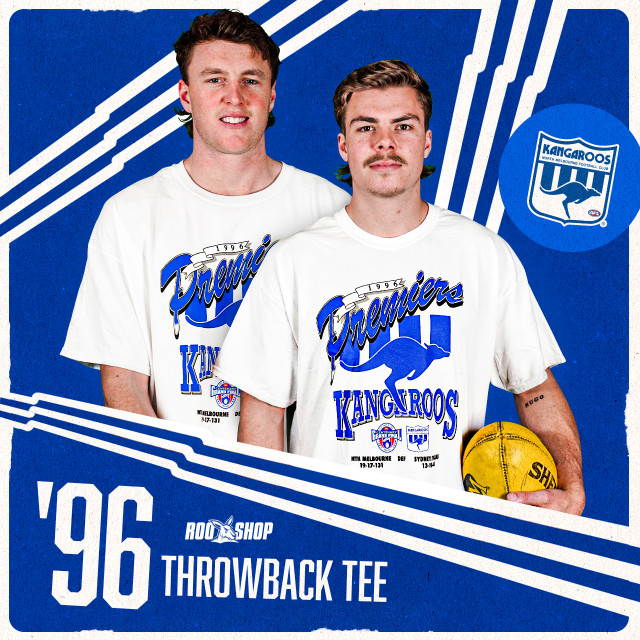 North Melbourne Kangaroos '96 Throwback Tee - Unisex