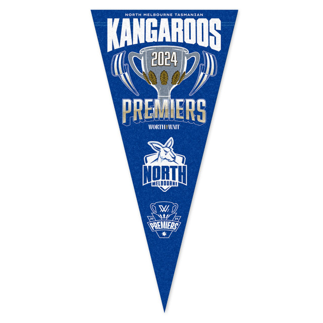 Kangaroos AFLW Premiers Flag Pennant