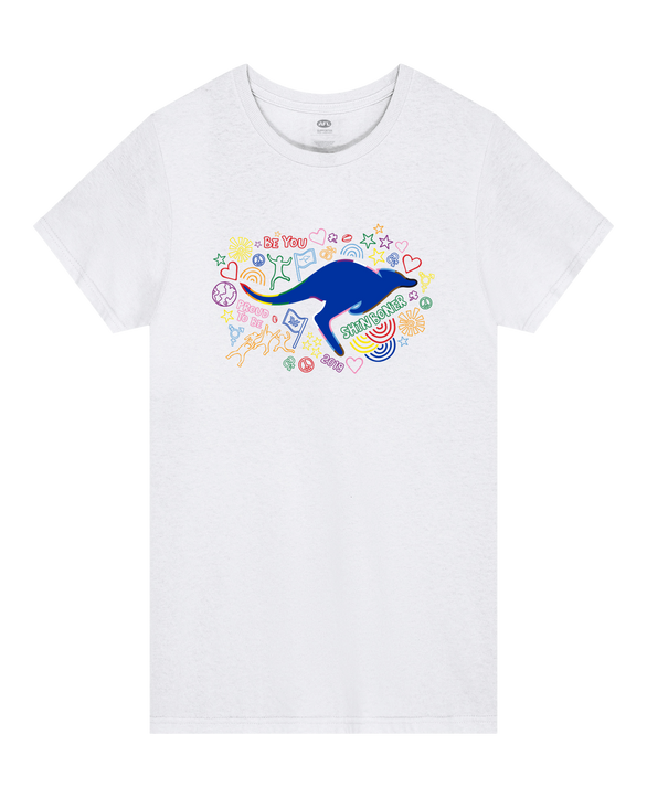 Kangaroos 2025 Pride Tee - Womens